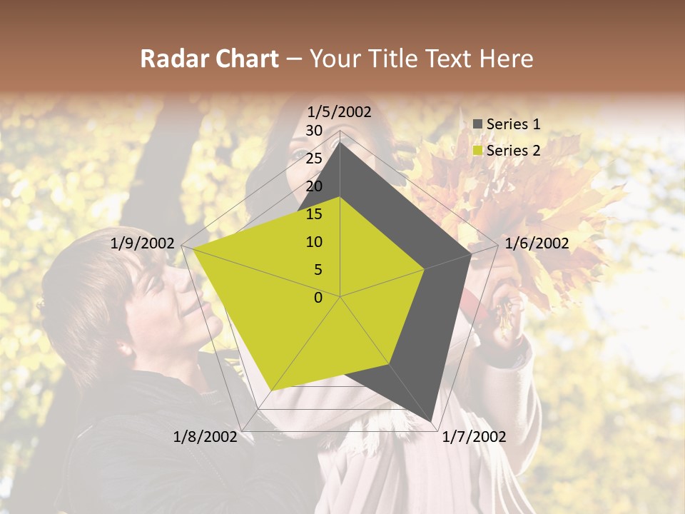 Fall Girlfriend Nature PowerPoint Template