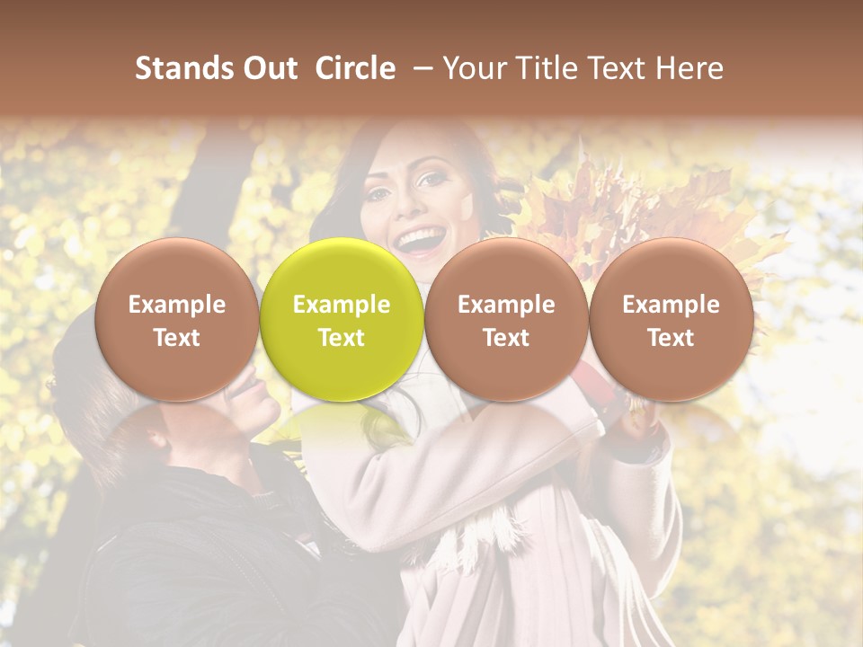 Fall Girlfriend Nature PowerPoint Template