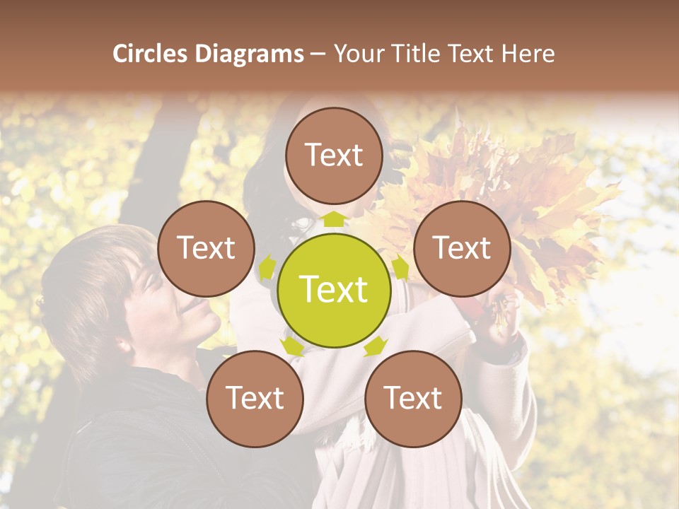 Fall Girlfriend Nature PowerPoint Template