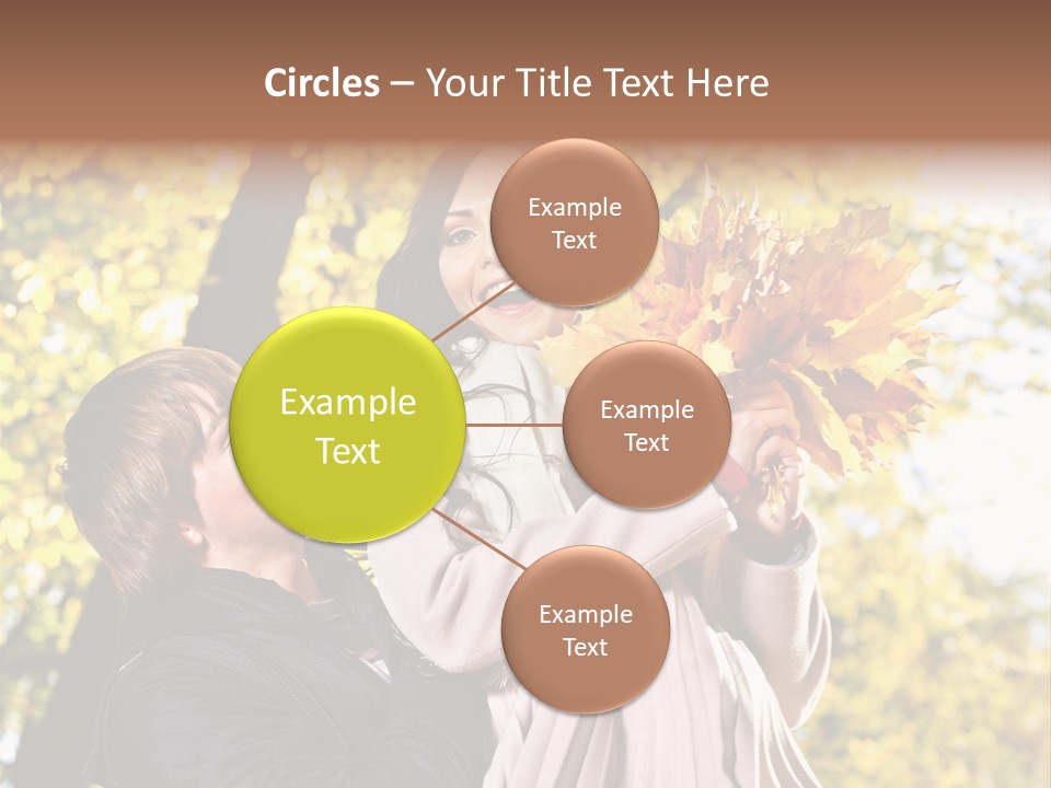 Fall Girlfriend Nature PowerPoint Template