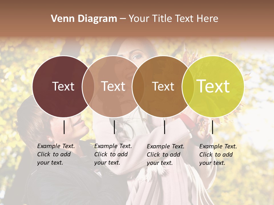 Fall Girlfriend Nature PowerPoint Template