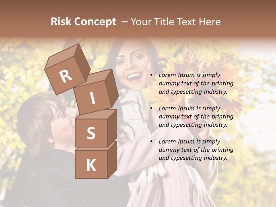 Fall Girlfriend Nature PowerPoint Template