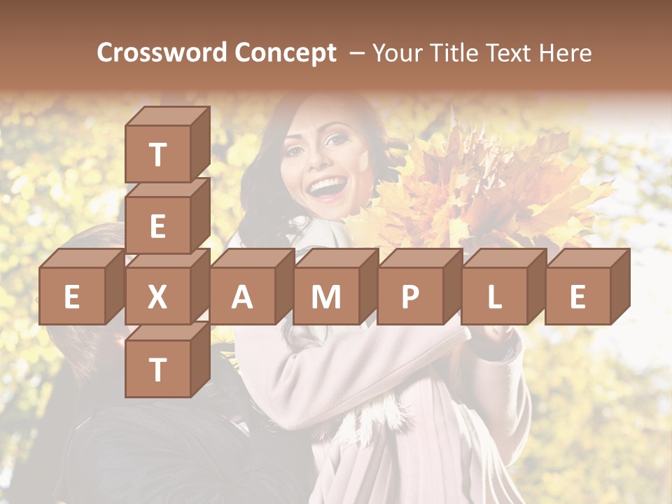 Fall Girlfriend Nature PowerPoint Template