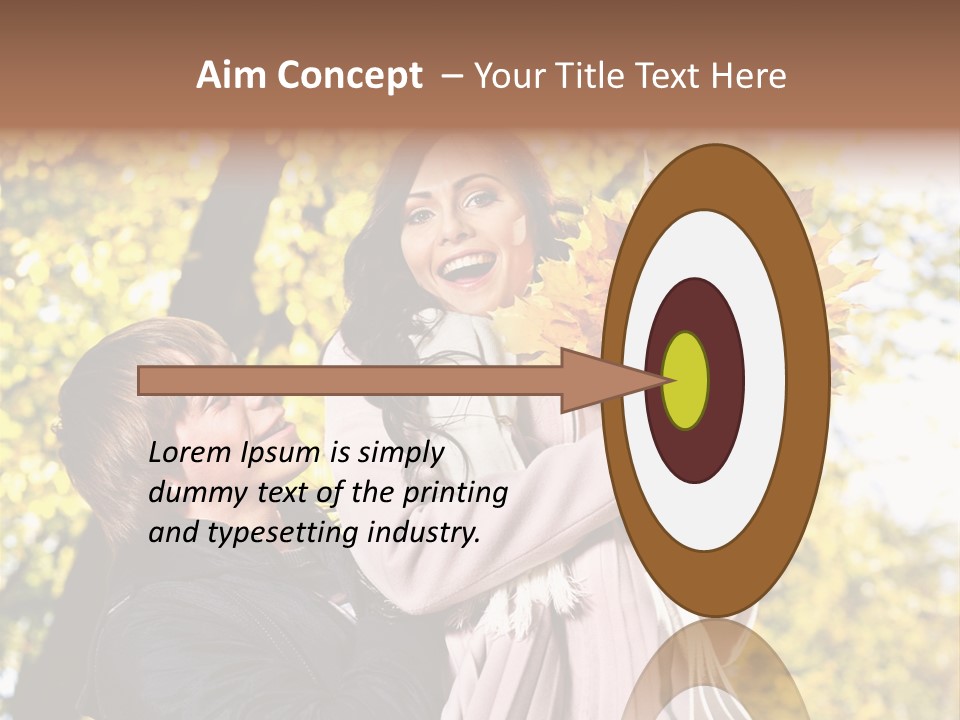 Fall Girlfriend Nature PowerPoint Template