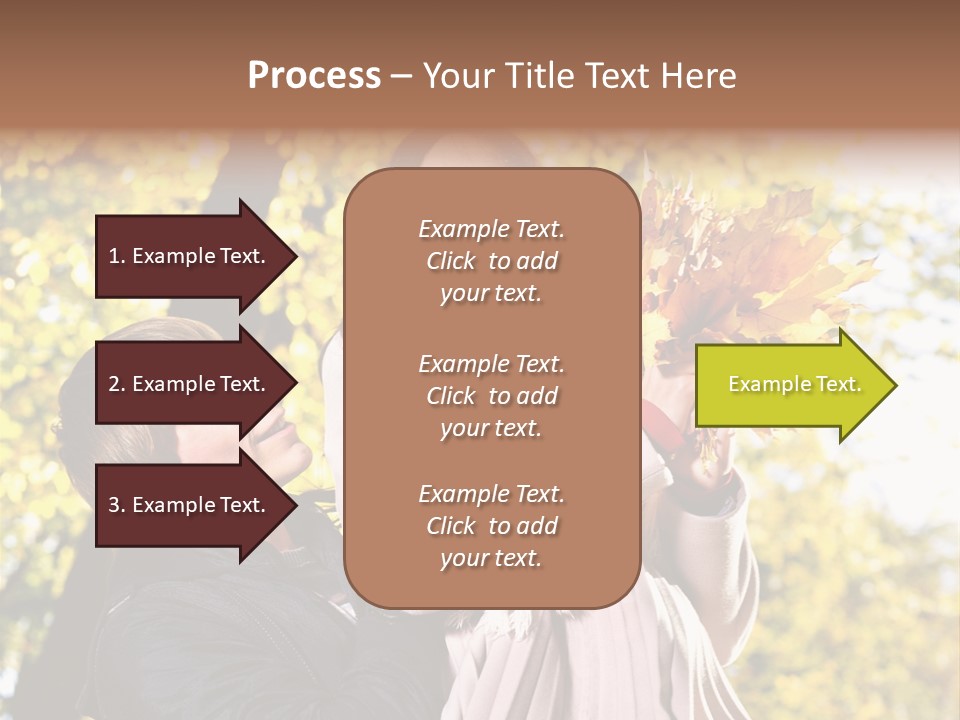 Fall Girlfriend Nature PowerPoint Template