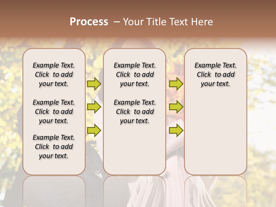 Fall Girlfriend Nature PowerPoint Template