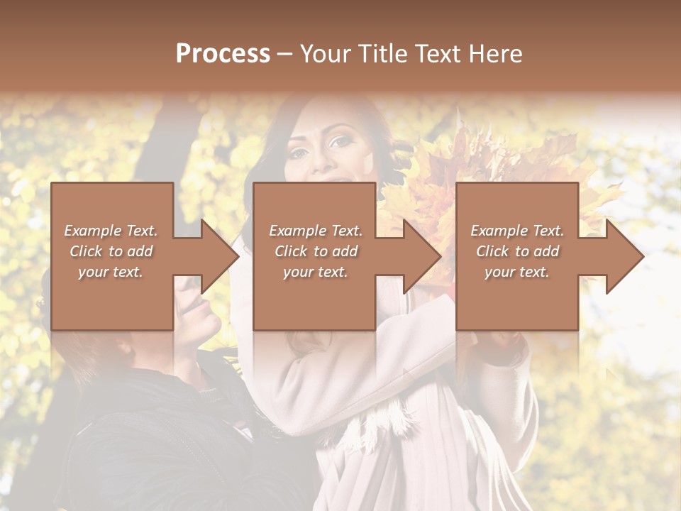 Fall Girlfriend Nature PowerPoint Template