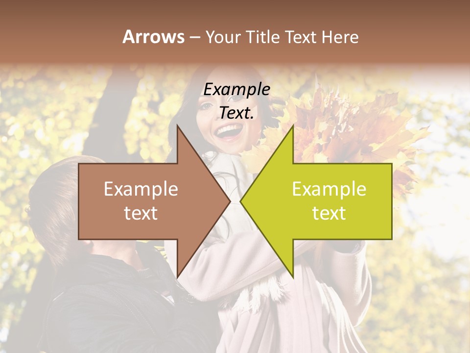 Fall Girlfriend Nature PowerPoint Template