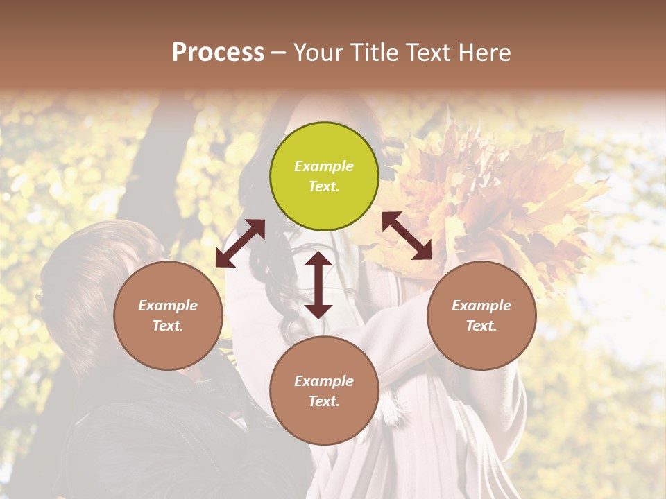 Fall Girlfriend Nature PowerPoint Template