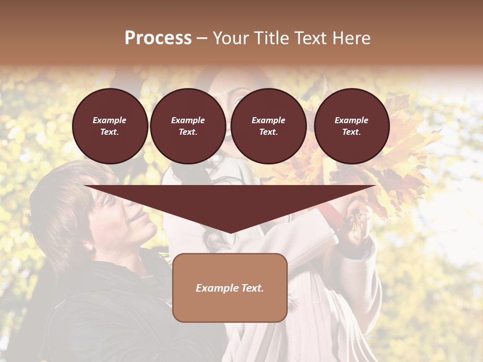 Fall Girlfriend Nature PowerPoint Template