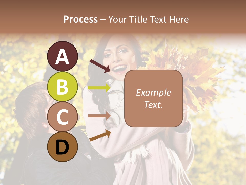 Fall Girlfriend Nature PowerPoint Template