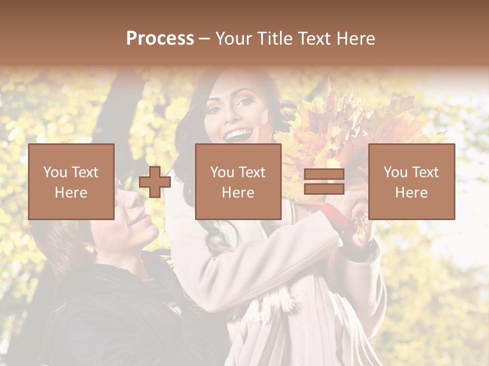 Fall Girlfriend Nature PowerPoint Template