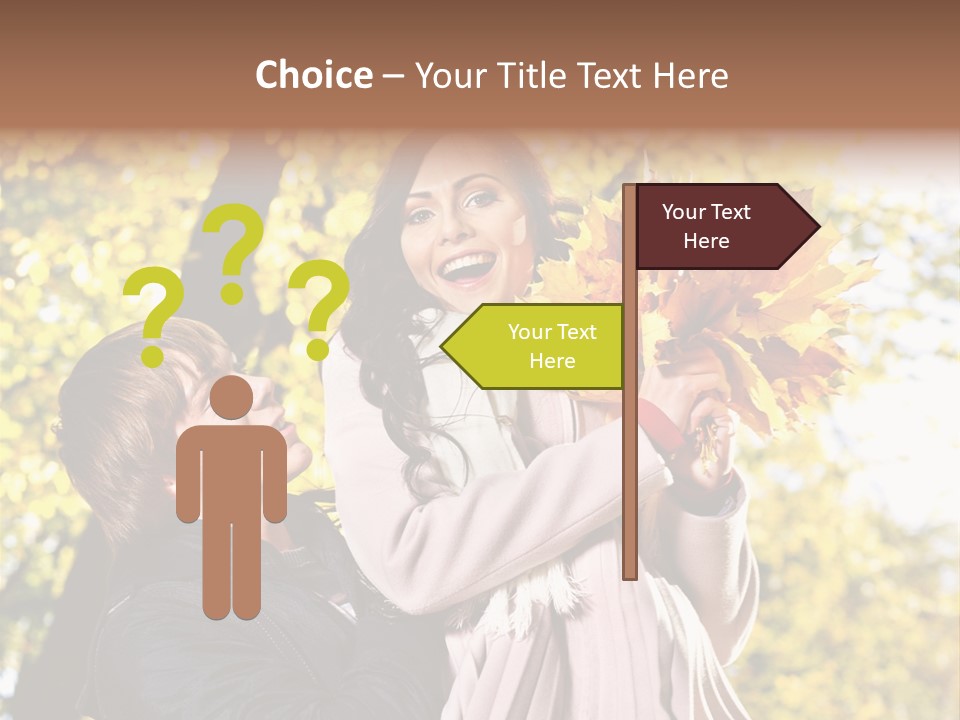Fall Girlfriend Nature PowerPoint Template