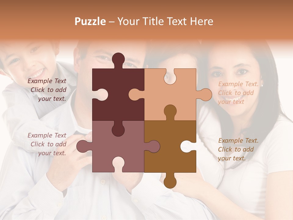 Happiness Parenting Fun PowerPoint Template