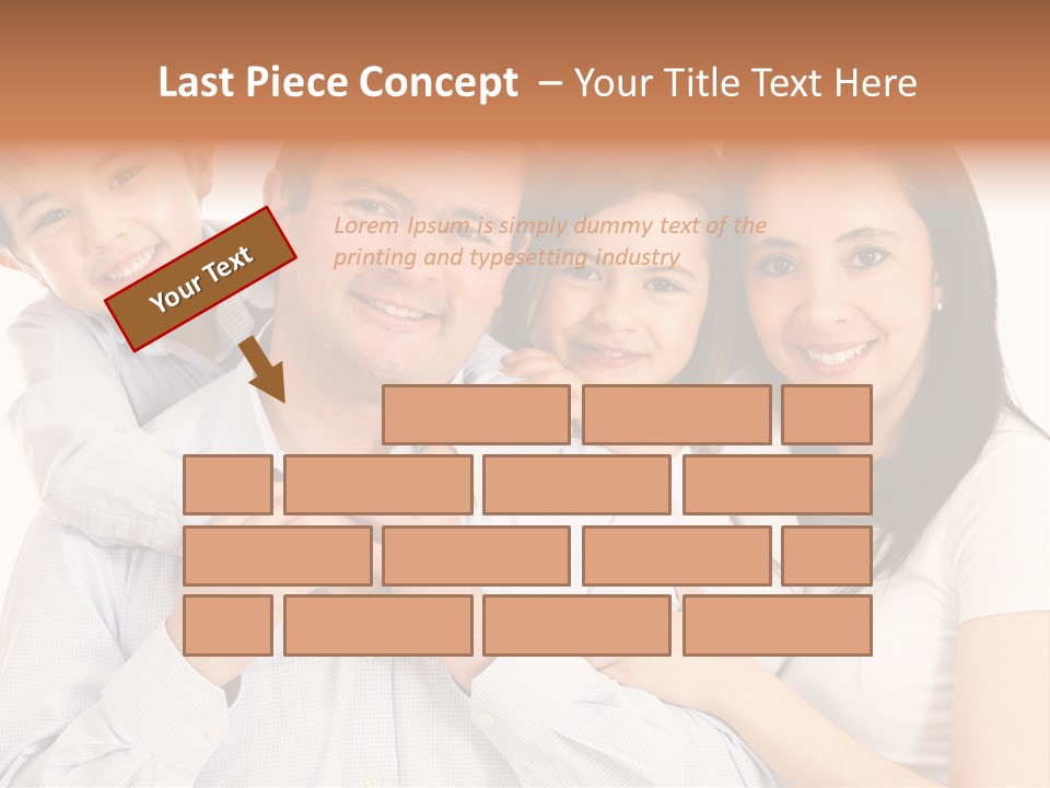 Happiness Parenting Fun PowerPoint Template