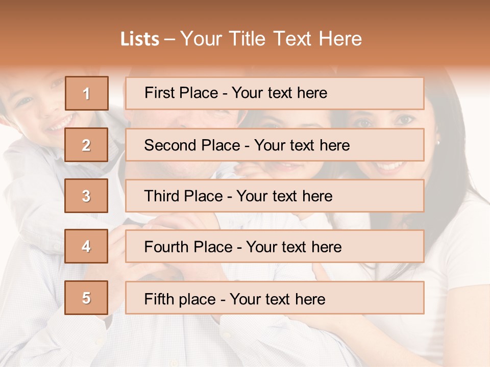 Happiness Parenting Fun PowerPoint Template