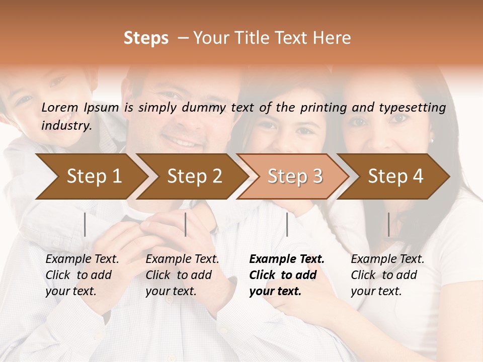 Happiness Parenting Fun PowerPoint Template