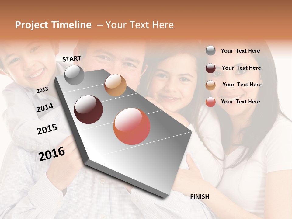 Happiness Parenting Fun PowerPoint Template