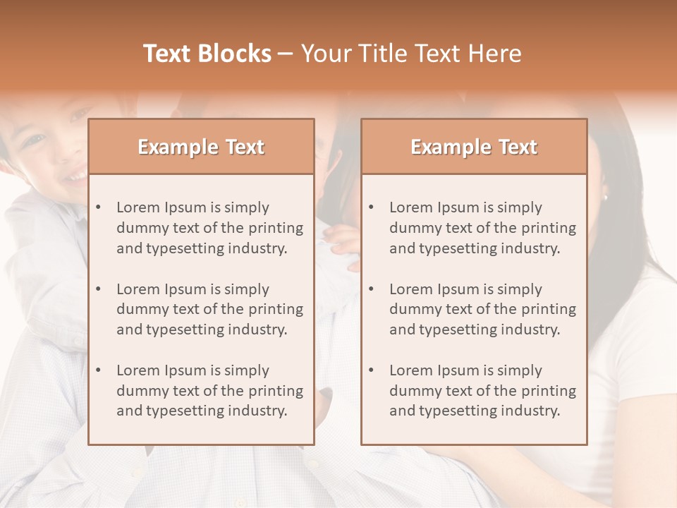Happiness Parenting Fun PowerPoint Template