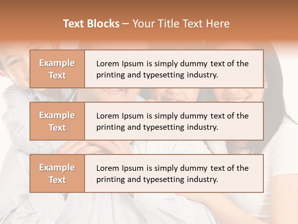 Happiness Parenting Fun PowerPoint Template