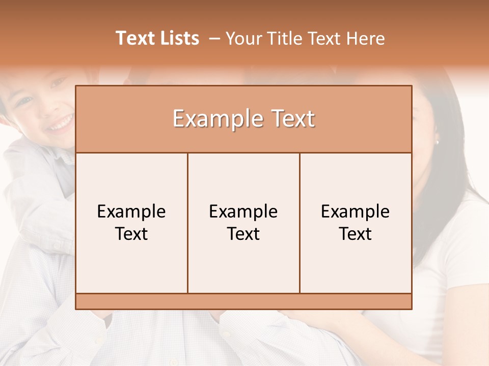Happiness Parenting Fun PowerPoint Template