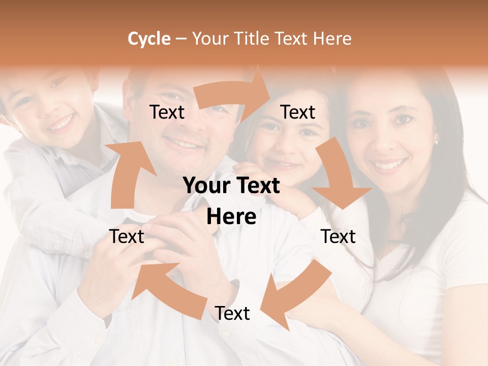 Happiness Parenting Fun PowerPoint Template