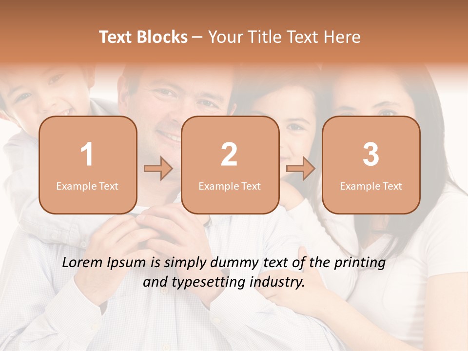 Happiness Parenting Fun PowerPoint Template