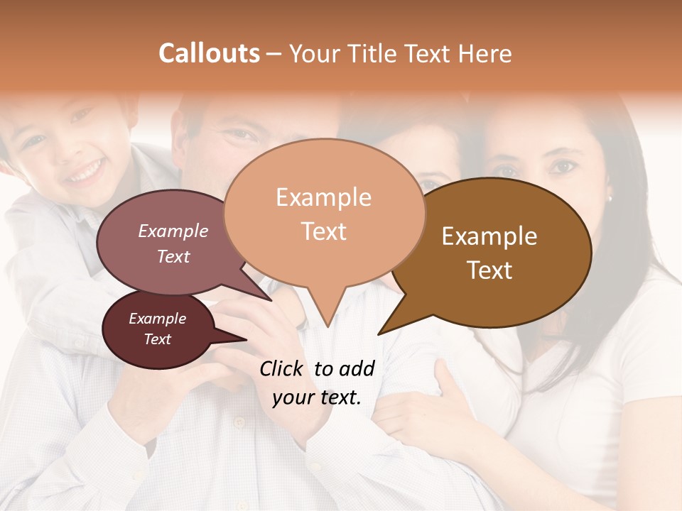 Happiness Parenting Fun PowerPoint Template