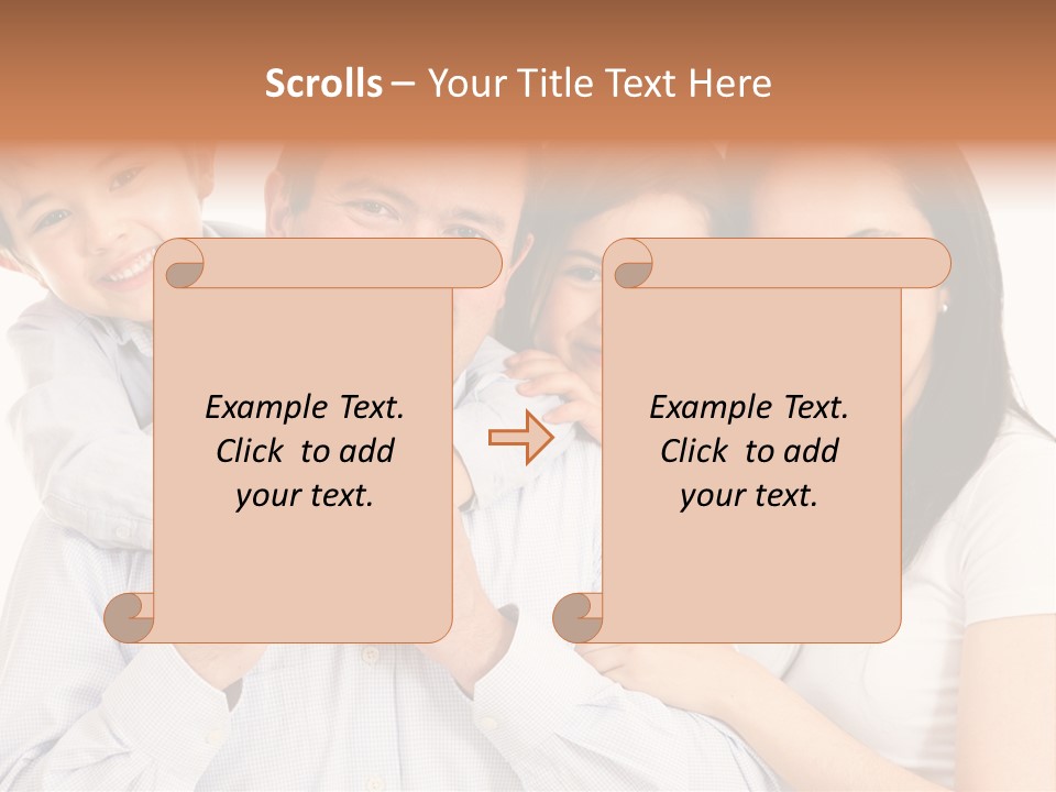 Happiness Parenting Fun PowerPoint Template