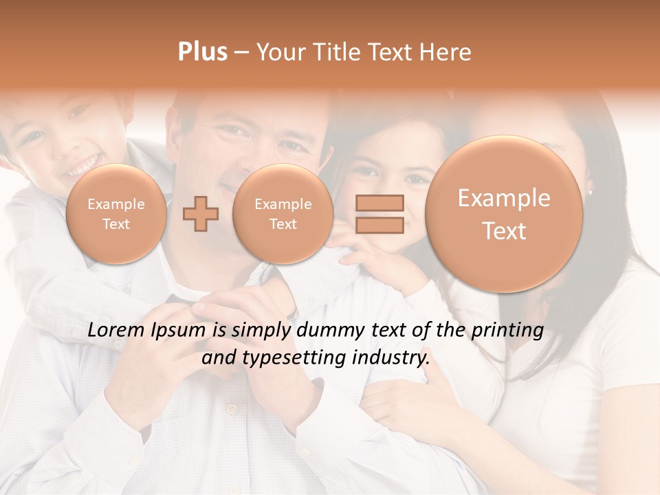 Happiness Parenting Fun PowerPoint Template