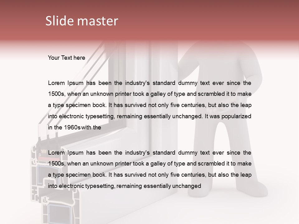 Separation Home Plastic PowerPoint Template