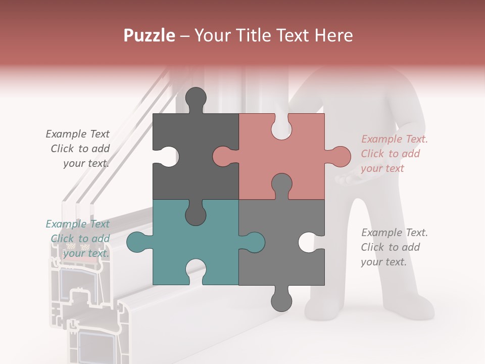 Separation Home Plastic PowerPoint Template