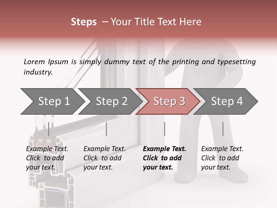 Separation Home Plastic PowerPoint Template