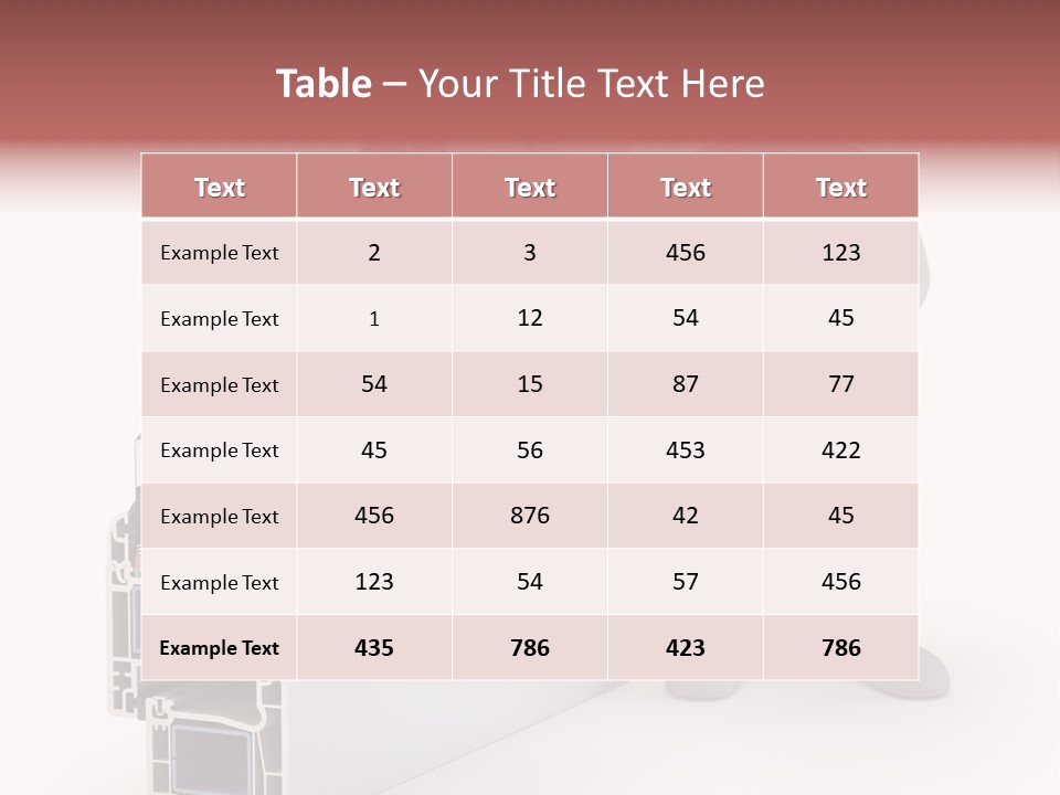 Separation Home Plastic PowerPoint Template