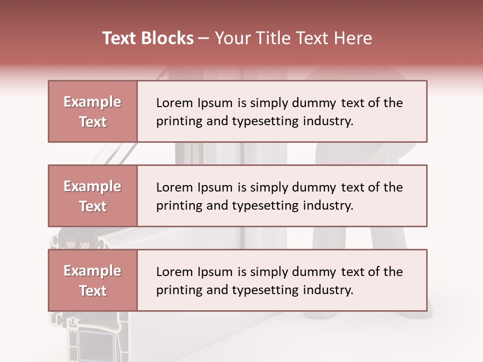 Separation Home Plastic PowerPoint Template