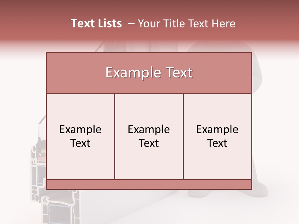 Separation Home Plastic PowerPoint Template