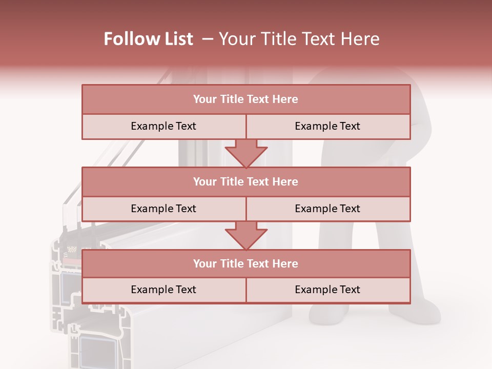 Separation Home Plastic PowerPoint Template