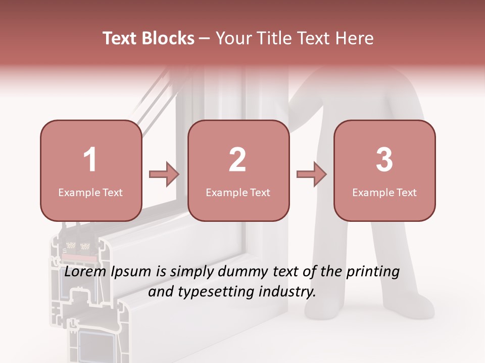 Separation Home Plastic PowerPoint Template