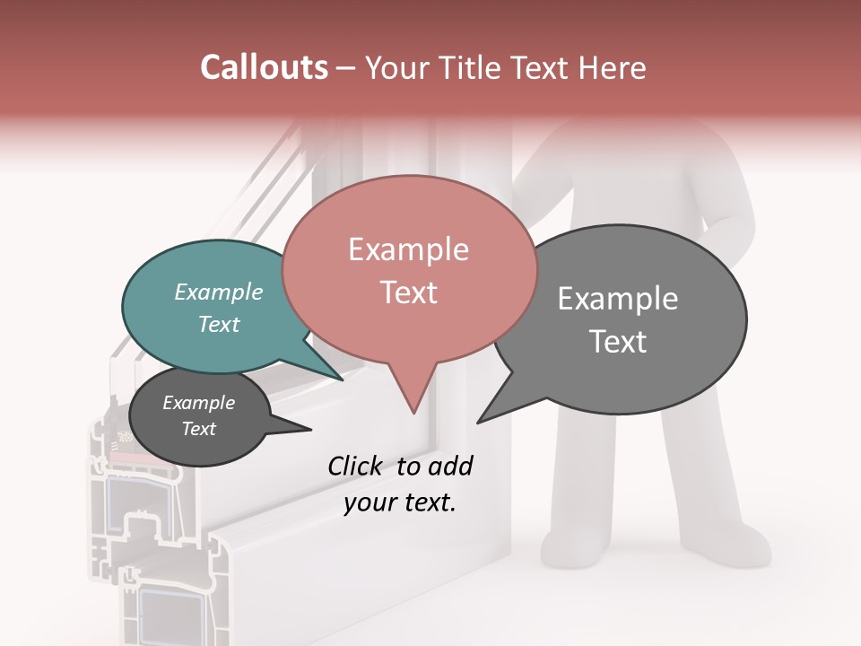 Separation Home Plastic PowerPoint Template