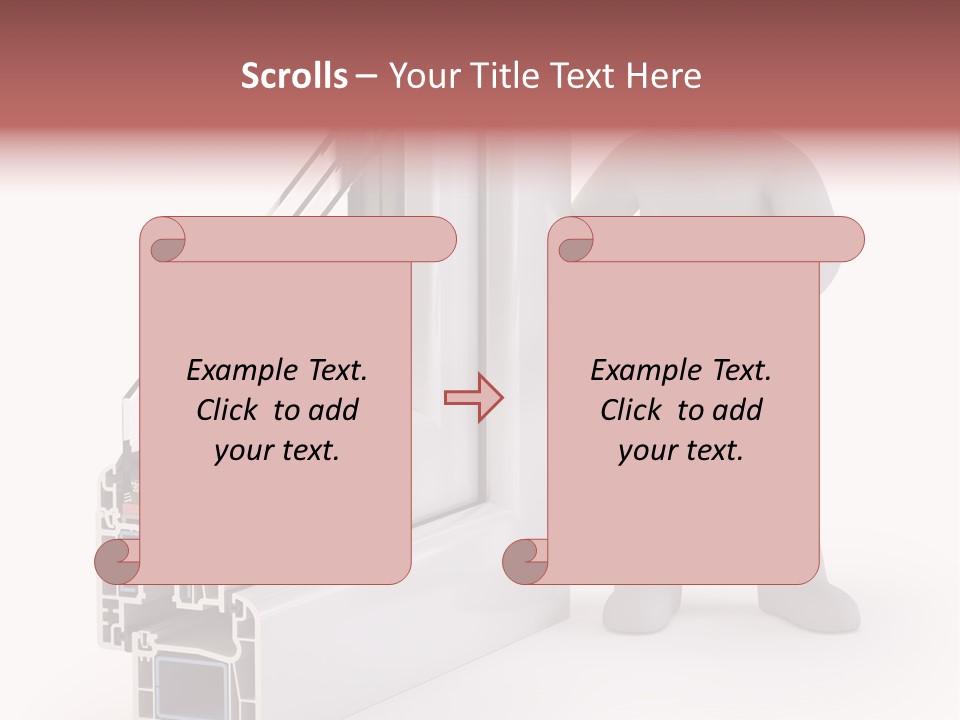 Separation Home Plastic PowerPoint Template