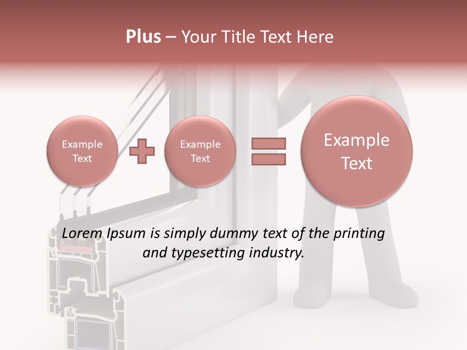 Separation Home Plastic PowerPoint Template