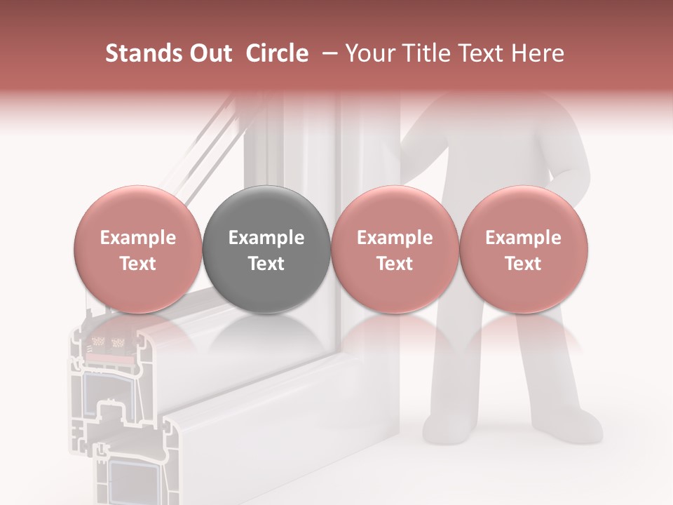 Separation Home Plastic PowerPoint Template