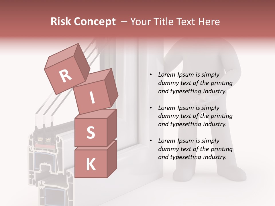 Separation Home Plastic PowerPoint Template