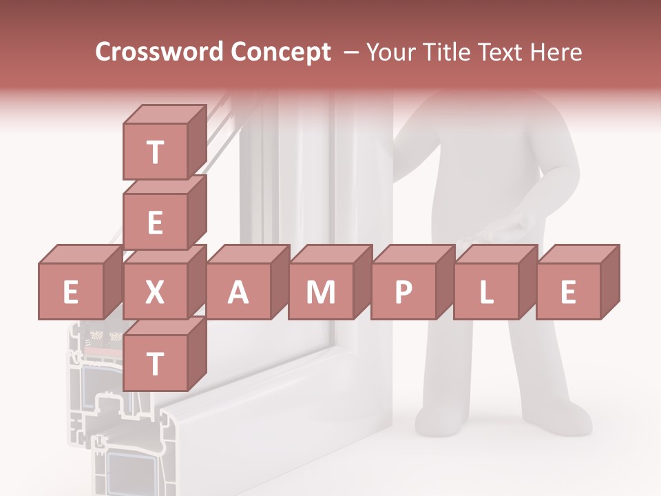 Separation Home Plastic PowerPoint Template