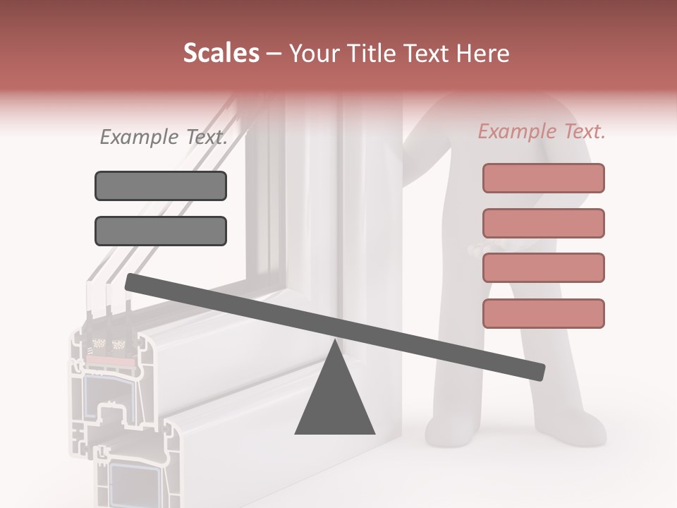 Separation Home Plastic PowerPoint Template