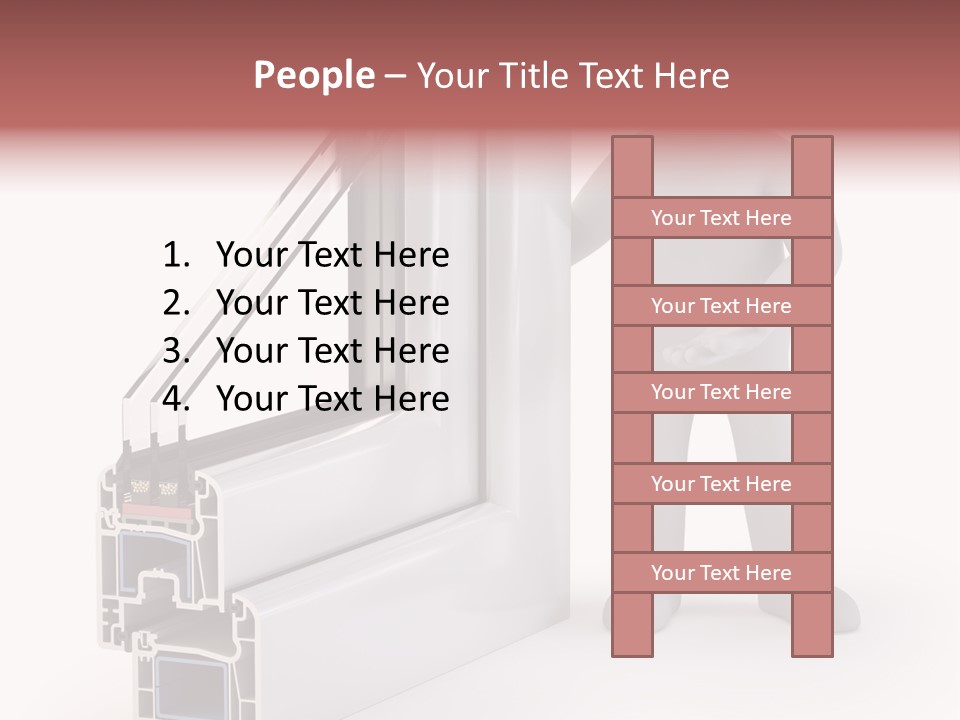 Separation Home Plastic PowerPoint Template