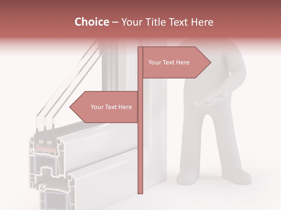 Separation Home Plastic PowerPoint Template