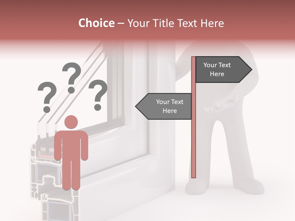 Separation Home Plastic PowerPoint Template