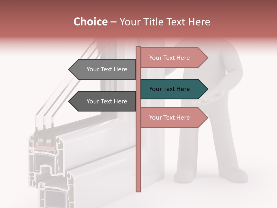 Separation Home Plastic PowerPoint Template