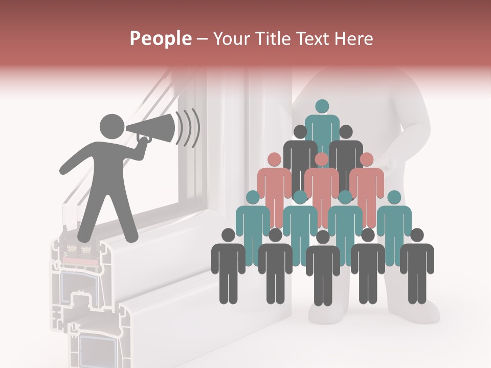 Separation Home Plastic PowerPoint Template